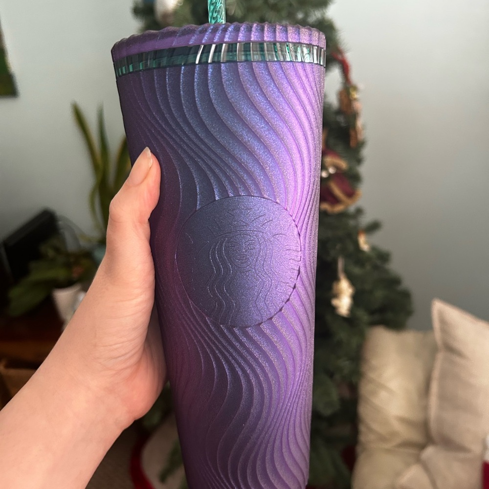 Purple Tumbler with Lid